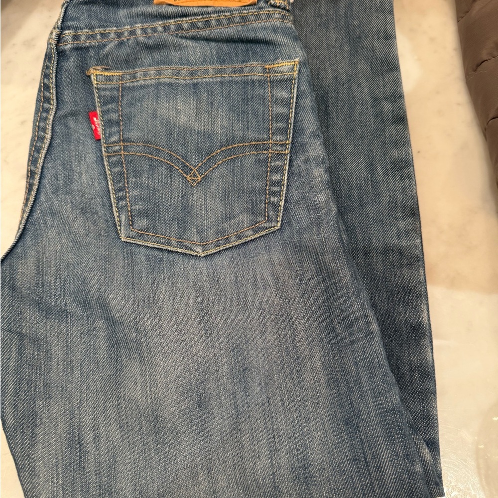 Levi's Light Blue Jeans in Stylish Rinse — Kids Size 7